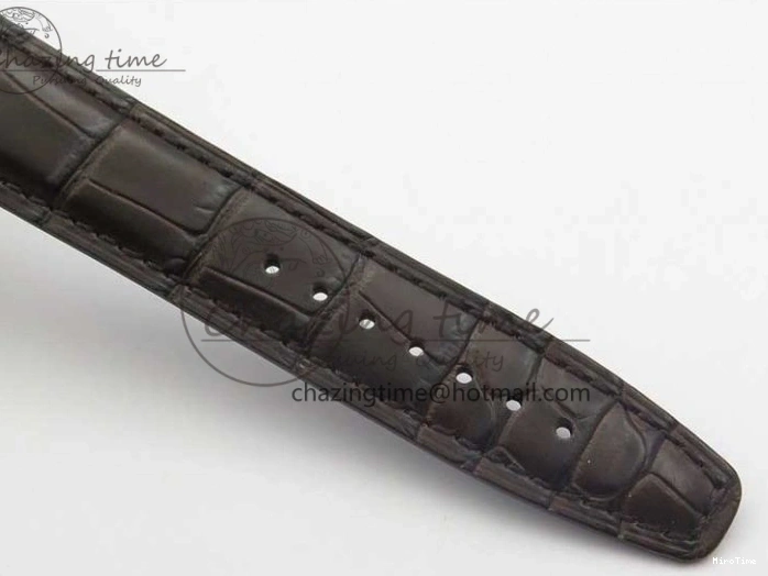 MIROTIME 0220 Efficient Portofino Chrono RG ZF 1:1 Best Edition White Dial on Brown Leather Strap A 7151